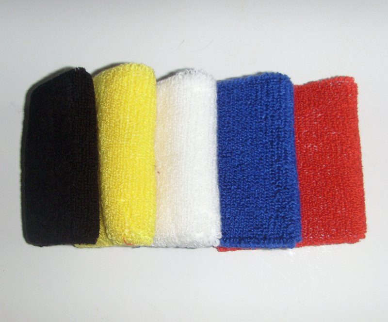 Plain Solid Cotton Wrist Band for Promotion as YT-261