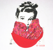 Winter Neck Warmer with Fleece Part, Soft and Comfortable (YT-3151)