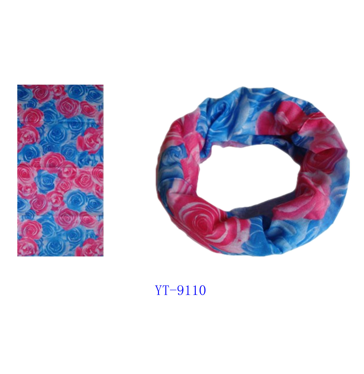 Bandana in Good Designed Flowers in 6 Colors (YT-9121)