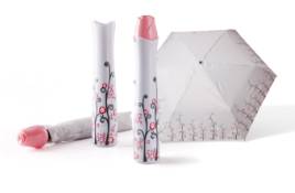 21" Folded Umbrella, Rose Bottle Design as Promotional Gift YT-2528