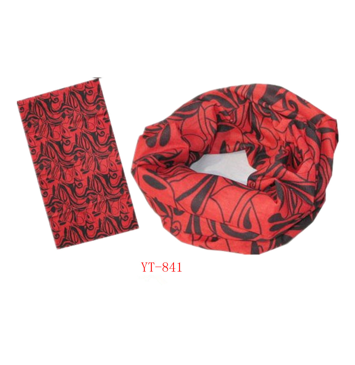 100% Polyester Multifunctional Headband, Headgear & Scarf (YT-841)