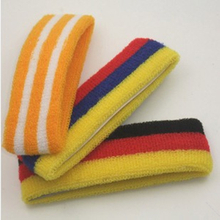 Strip Design Polyester + Cotton Head Band As YT-266