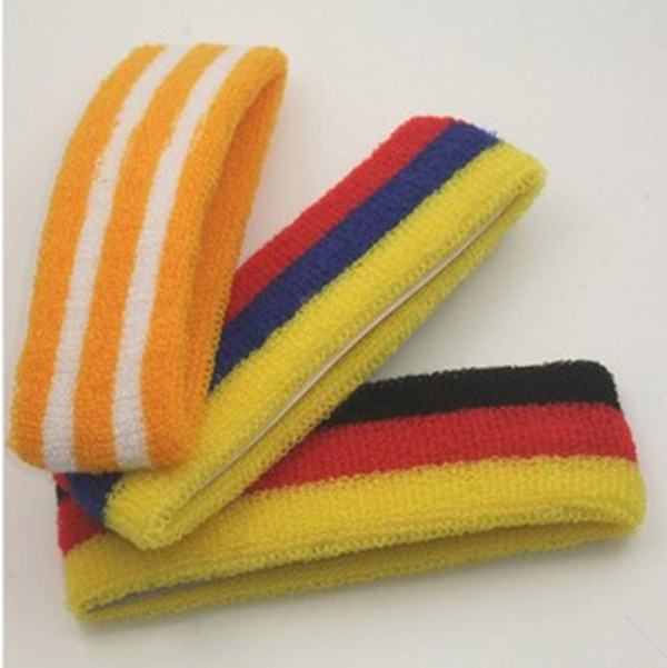 Strip Design Polyester + Cotton Head Band As YT-266