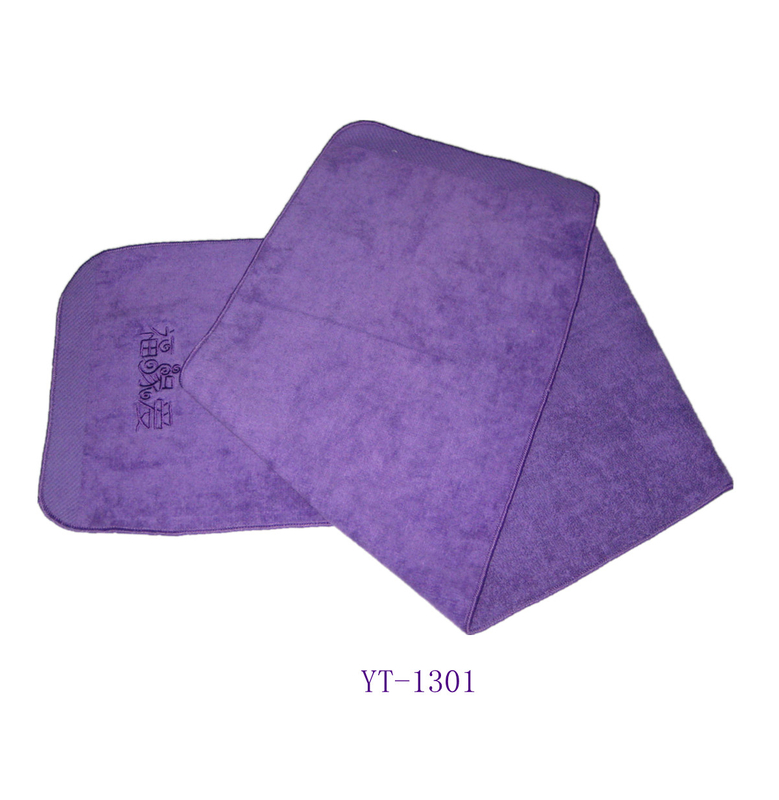 100% Cotton Purple Velour Sports Towel as YT-1301