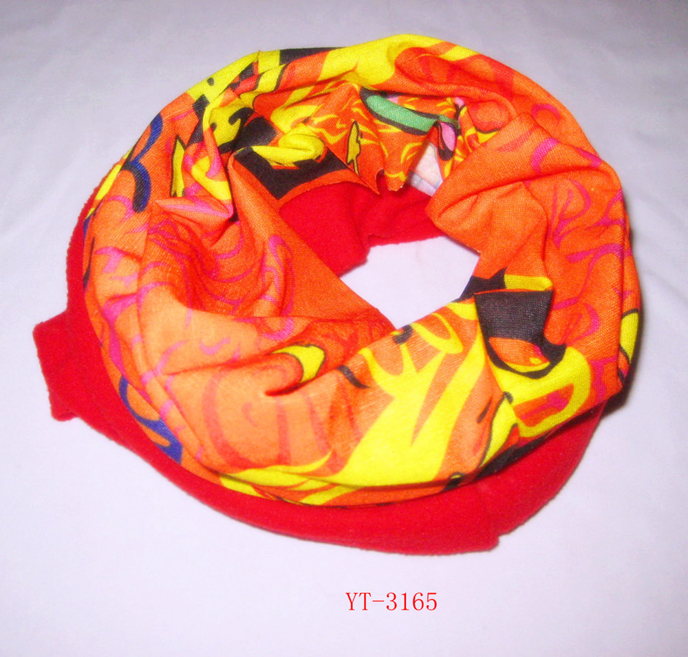 Neck Warmer in Polyester + Fleece Material Design (YT-3165)