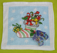Socks Design Christmas Compressed Towel (YT-681)