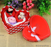 Heart Box Packed Cake Towel As A Wedding Gift