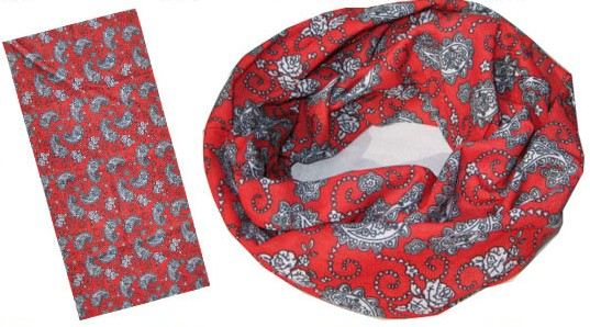 2 Color Printing Bandana with Worm Design (YT-873)