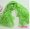Chiffon Solid Color Long Scarf with Label as YT-PD505L
