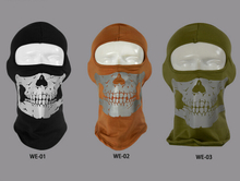 100% Cotton Thicker Winter Reflective Skull Design Head Cover