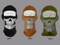 100% Cotton Thicker Winter Reflective Skull Design Head Cover
