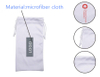 Microfiber collection drawstring bag with logo printed for your promotion