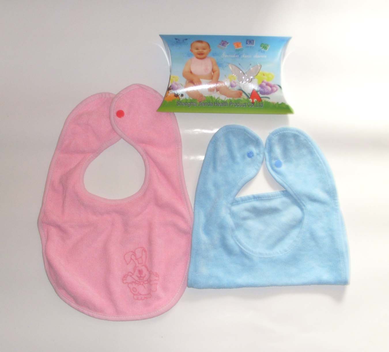 Baby Bib, Soft Microfiber Bib, Embroidered Bib as YT-1503