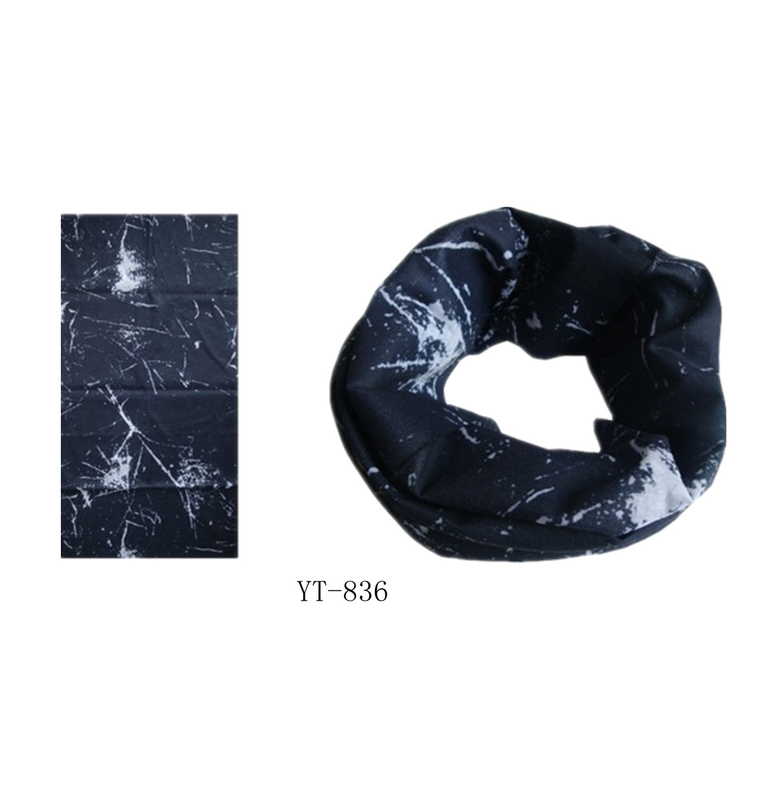 Black and White Lightning Design Neck Tube (YT-836)