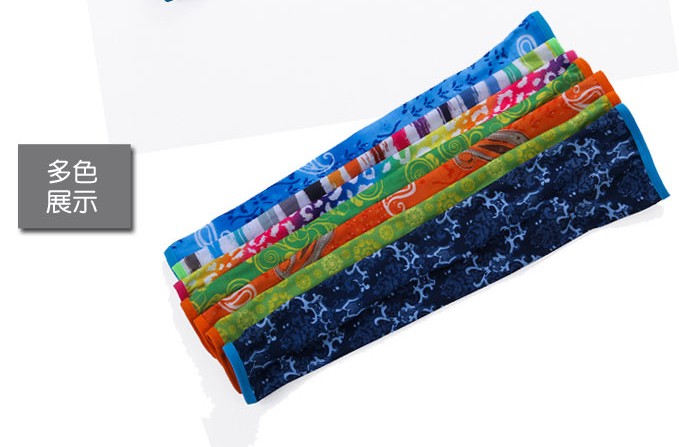 Arm Sleeves, Printed, 100% Polyester, Assorted Design with Tube Scarf as YTQ-107