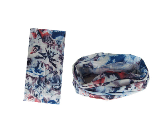 100% Polyester Seamless Tube Bandana in more colors design (YT- 9016)