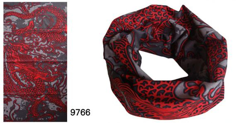 Seamless Scarf with Lucky Design for 2012 (YT-9766)