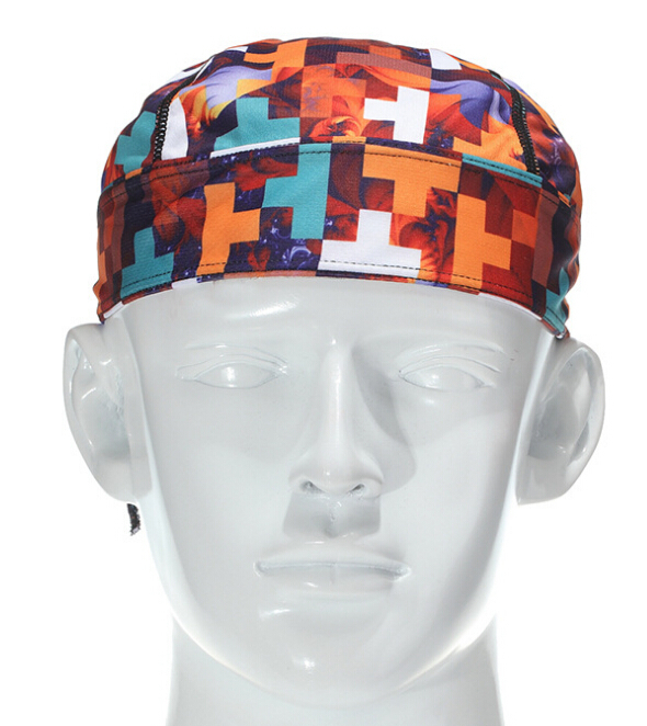 Printed Cyclist Pirate Net Fabric Hat
