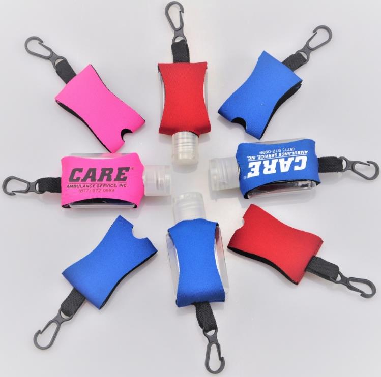 Portable Hand Sanitizer with Neoprene Cover