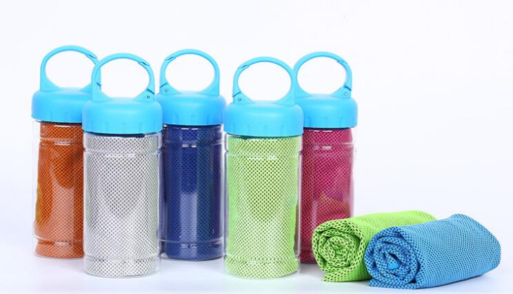 Half Cool Towel in Pet Bottle